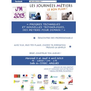 Journées des métiers - 3 et 4 avril 2013