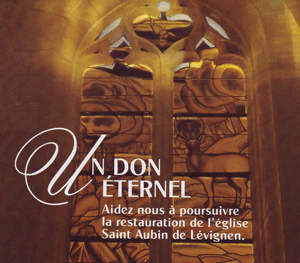 Un don éternel, pour l'église Saint Aubin.